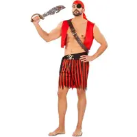 MOM Pirate Costume Rouge XL Enfants