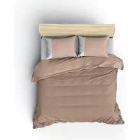 L'essentiel Maison , Plain - Mink, Cream, ensemble linge de lit, vison, 100 % COTON RANFORCE, 240 x 220 cm