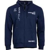 Call of Duty : Vanguard Hoodie zippé "Opération" Navy, Bleu, (M)