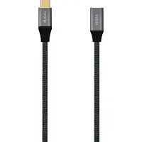Aisens Câble d'extension Usb-c 1 M Argent Argent One Size