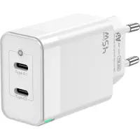 Aisens Chargeur mural ASCH-45W2P005-W/ 2xUSB Type-C/ 45W