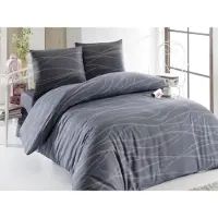 L'essentiel Maison , Begonvilla- EPJ6187, Gris, couettes, 65% coton / 35% polyester