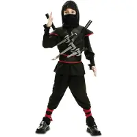 MOM Killer Ninja Junior Costume Noir 5-6 Years Enfants