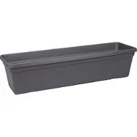 You do it Balconniere Green Basics 40 - Extérieur & Balcon - L 16,5 X W 39 X H 13,7 Cm - Vivre Noir