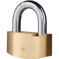 Yale Cadenas Clé Rectangulaire Doré Yale