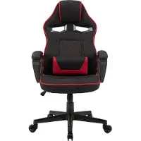 Sense7 Chaise gaming Knight en tissu noir-gris - Chaise de bureau ergonomique Chaise de bureau Chaise d'ordinateur Chaise gaming Chaise de course 120 kg