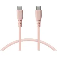 Ksix Câble de données/charge avec USB Rose 1 m