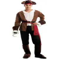 MOM Bucanero Costume Marron XL Enfants