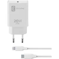 Cellularline USB-C Charger Kit 20W - USB-C to Lightning - iPad (2020)