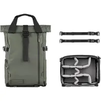 WANDRD PRVKE Photo Bundle Sac à dos V4 - Wasatch Green - 21L