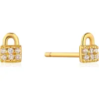 Ania Haie Boucles d'oreille femme Under Lock & Key - Doré - Argent - Zircons