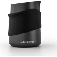 Subminimal FlowTip Jug Handless Black Pot à lait, Machine à café : accessoires, Noir