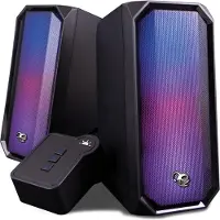 Deep Gaming R205 Rgb 2.0 Speakers Noir One Size / EU Plug 220V