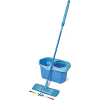 Spontex Express System+ XL Laveur de sol avec système rotatif
