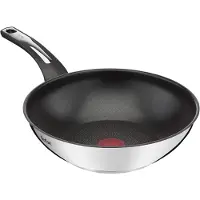 Tefal Emotion 28 Cm Wok Pan Argenté