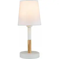 EDM Lampe De Table Blanche éclairage D'appoint Compact Et élégant -