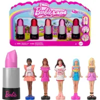 Barbie Mini BarbieLand 6 rouges à lèvres avec mini poupées - JBD26