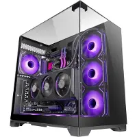 Mars Gaming Mc-vision Mc-vision Triple Atx Case Triple Tempered Glass Frameless Design Dual Camera Usb 3.0 Black