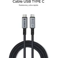 Subblim Câble Usb-c Haute Qualité 1.5 M 240w