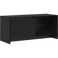 vidaXL Ensemble de meubles TV mural noir aspect chêne 90 x 35 x 40 cm