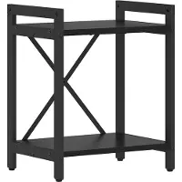 vidaXL Bibliothèque Chêne noir 40 x 30 x 48.5 cm Bois d'ingénierie
