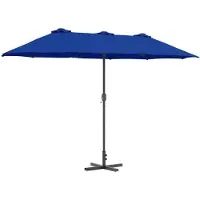 vidaXL , parasol de jardin, 370 x 197 x 239 cm, polyester et aluminium