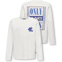 Only & Sons Junior T-Shirt 'OSJISAAC' bleu foncé / noir / blanc