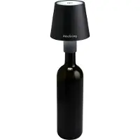 Innoliving - Lampe bouteille LED - noir