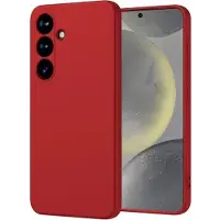 X-Level Samsung Galaxy S25 - Thin Backcase, Silikon Hülle in Rot (Samsung Galaxy S25), Coque pour téléphone portable, Rouge