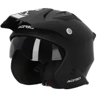 Acerbis Aria Solid Noir Casque Jet Taille 2XL