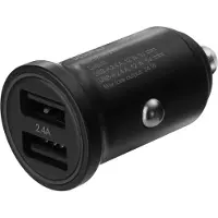 Deltaco USB-CAR127 chargeur de périphérique mobile Black Auto, Adaptateur pour véhicule, Noir