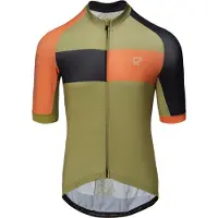 Radvik - Maillot de cyclisme « Svan GTS » pour homme PP14203 (S) (vert/orange/noir)