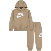 Nike Survêtement 'CLUB FLEECE' beige / blanc