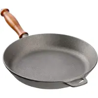 Kadax Poêle en fonte, Poêle à feu, Induction et fours Poêle à frire, Poêle à steak en fonte