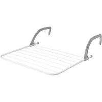 Kadax séchoir à linge de balcon "Munga", séchoir à linge, séchoir à radiateur, séchoir à linge, séchoir de balcon, 63 cm
