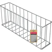 Kadax Bordure de parterre "Isole", bordure de jardin en acier, bordure de jardin 51cm