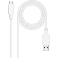 Nanocable Câble USB-C vers USB 10.01.4001-W blanc 1 m