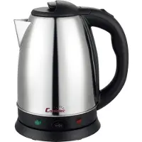 COMELEC Bouilloire électrique en acier inoxydable de 1,8 litre 7320
