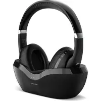 Meliconi 497338 écouteur/casque Écouteurs Avec fil &sans fil Arceau TV Bluetooth Socle de chargement Noir