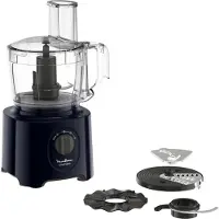 Moulinex FP242810 robot de cuisine 800 W 2,4 L Noir, Transparent