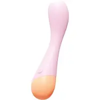 Vush Peachy G-Spot - vibromasseur point G rechargeable - silicone rose