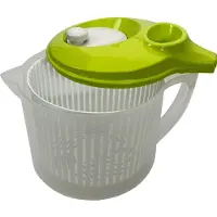Snips Salade Wash&Dry 3 L, Essoreuse à salade, Vert, Blanc