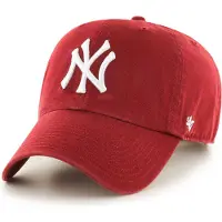 47 Brand Hommes, Casquette, Casquette Relaxed Fit - MLB New York Yankees Razor Rouge, Rouge, (Taille unique)