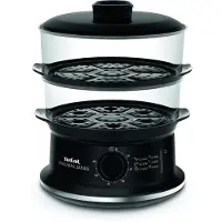 Tefal VC140135 Cuiseur vapeur noir, 900 W, Nombre de paniers 2