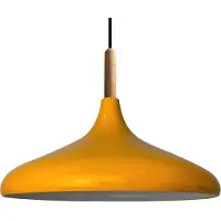 Bamyum Champion Pendelleuchte Holz Gelb (E27)