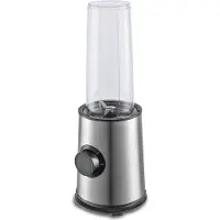 Big Buy Cooking Portable Glass Blender For Smoothies 800ml 600w Argenté