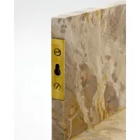 House Doctor Étagère murale Marr en marbre beige