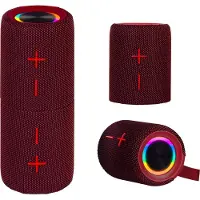 Trevi XR 8A44 DOUBLE Haut-parleur stéréo portable rouge 20 W