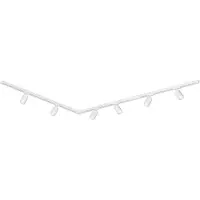 Briloner Système de rails Rail, kit complet, 6 spots GU10, orientables, pivotants, blanc, 3 m