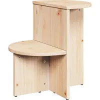 vidaXL Table basse Nature 50 x 40 x 50 cm en bois massif de pin
